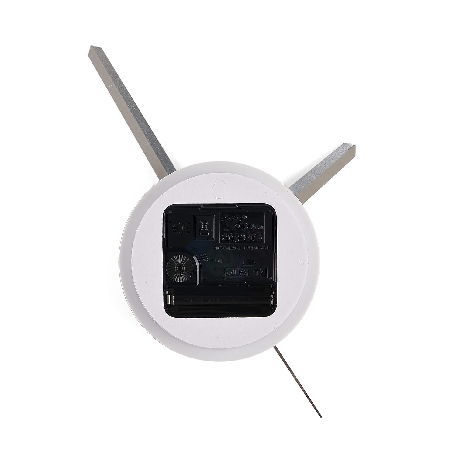 DIY Wall Clock with Roman Numerals - Silver