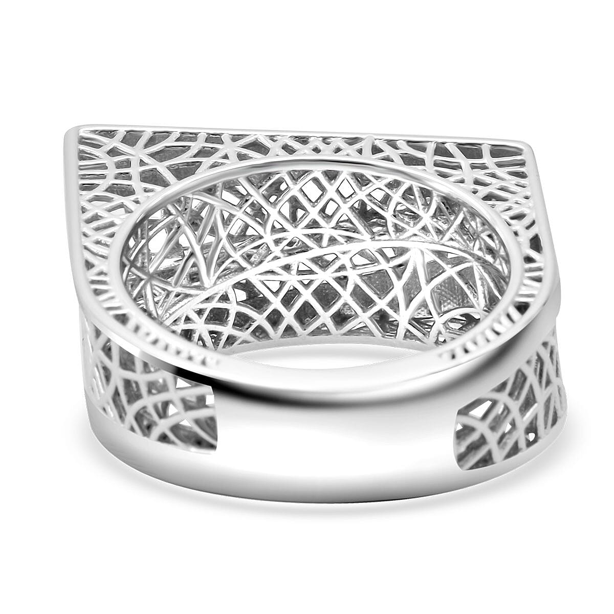 Treasure Of Siam - Rhodium Overlay Sterling Silver Ring