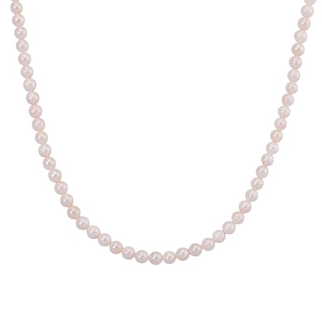 Japanese Akoya Pearl Necklace (Size 20 - 2 Ext) in Yellow Gold Plated Sterling Silver 119.50 Ct.