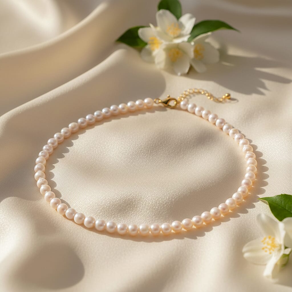 Japanese Akoya Pearl Necklace (Size 20 - 2 Ext) in Yellow Gold Plated Sterling Silver 119.50 Ct.
