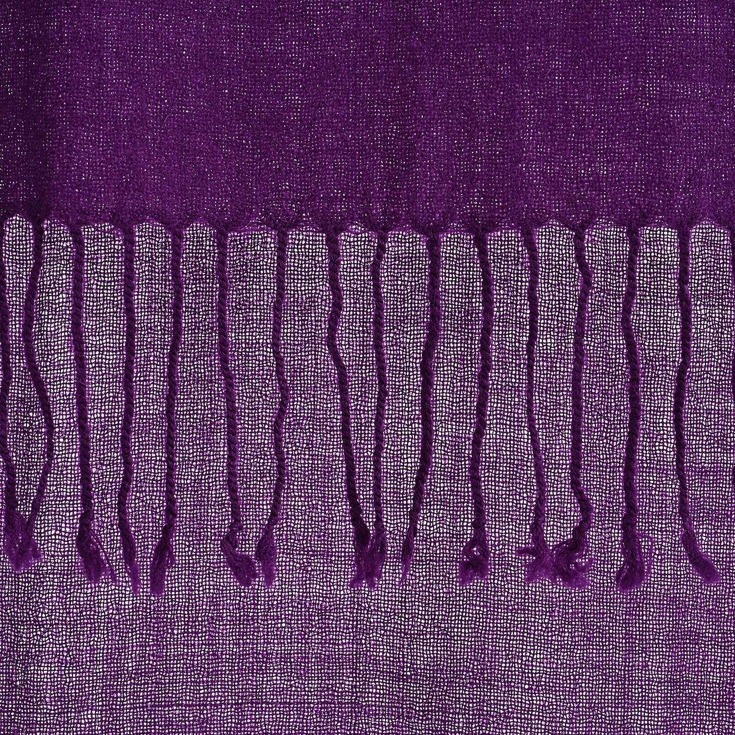 La Marey Merino Wool Scarf (170 x 65 cm) - Purple