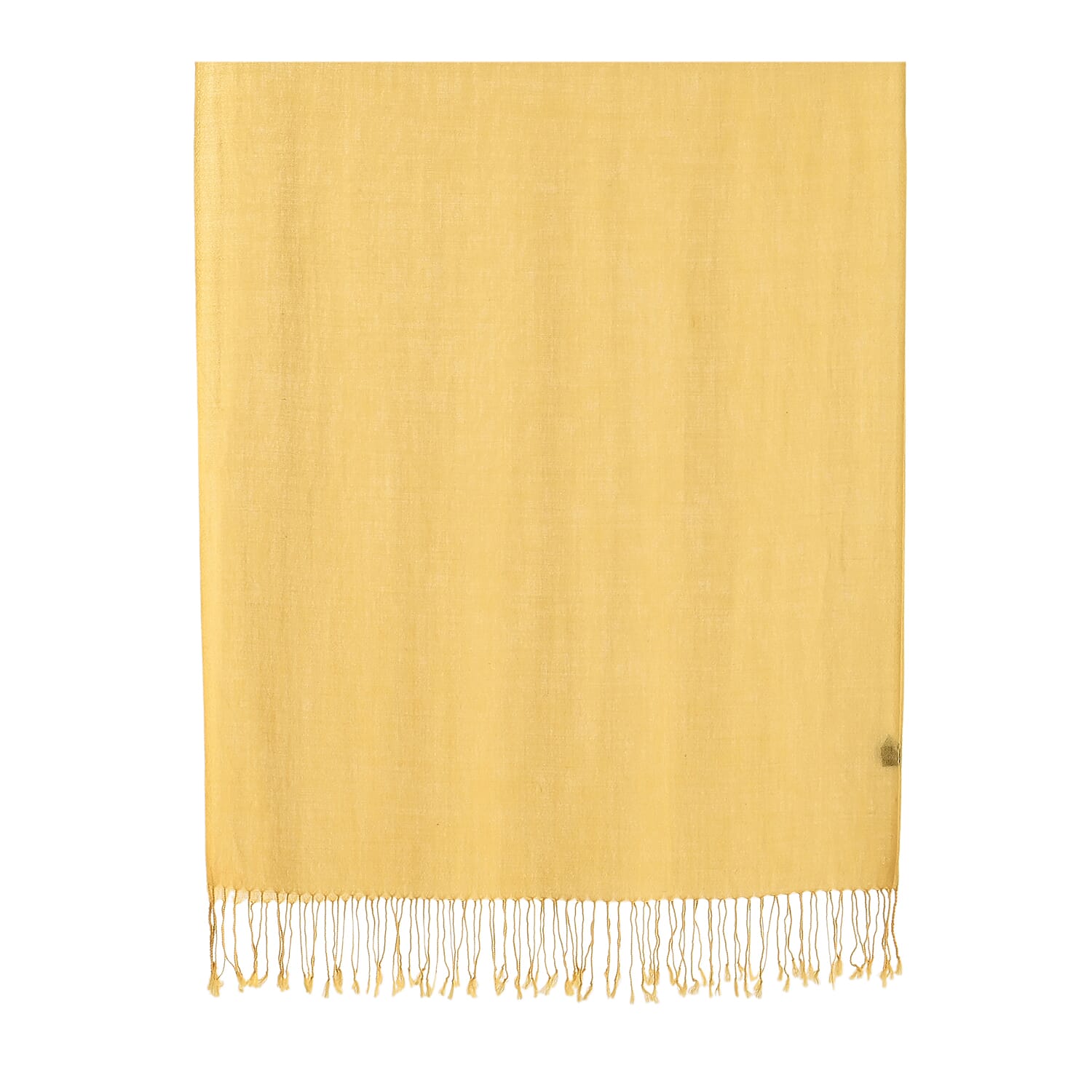 La Marey Merino Wool Scarf (170 x 65 cm) - Yellow