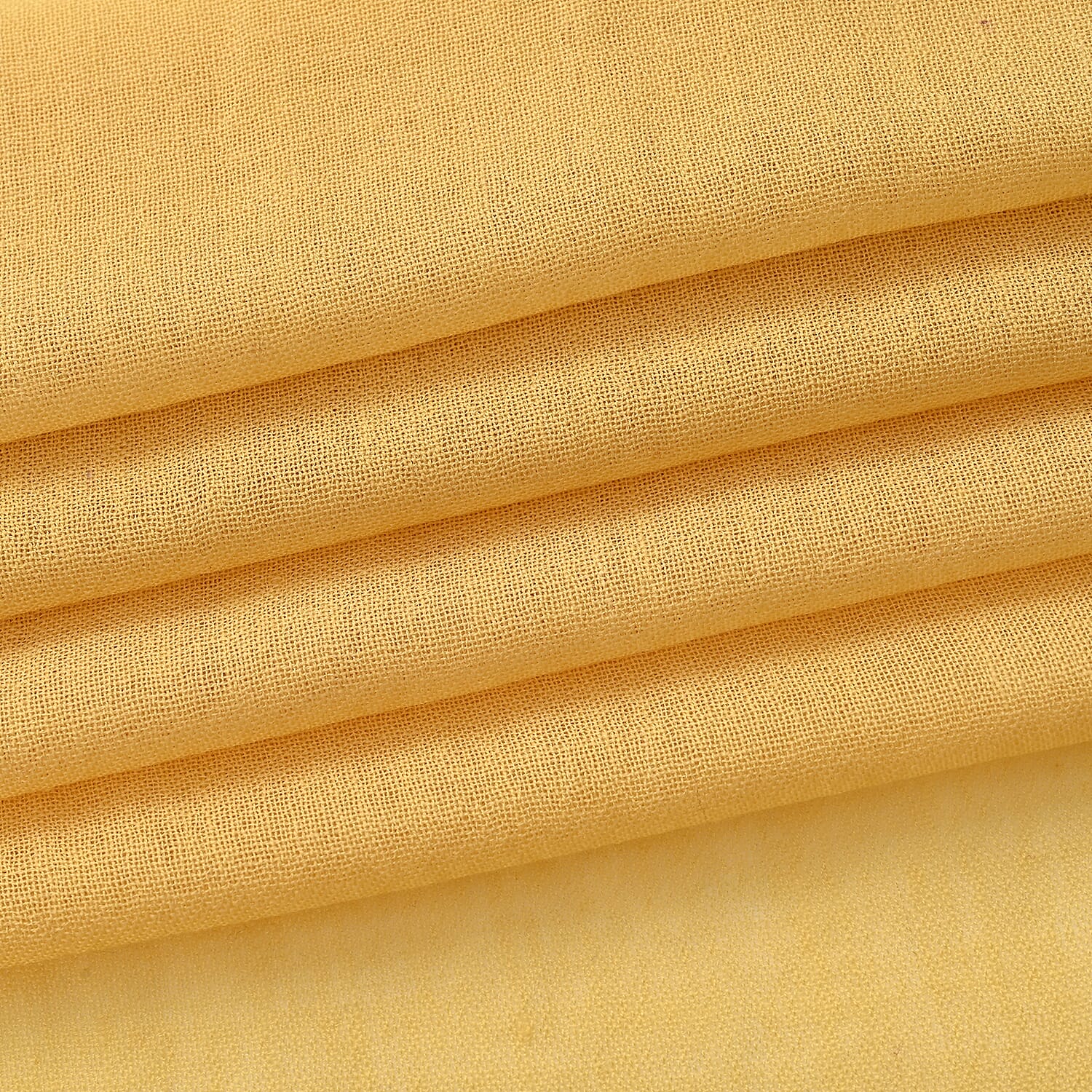 La Marey Merino Wool Scarf (170 x 65 cm) - Yellow