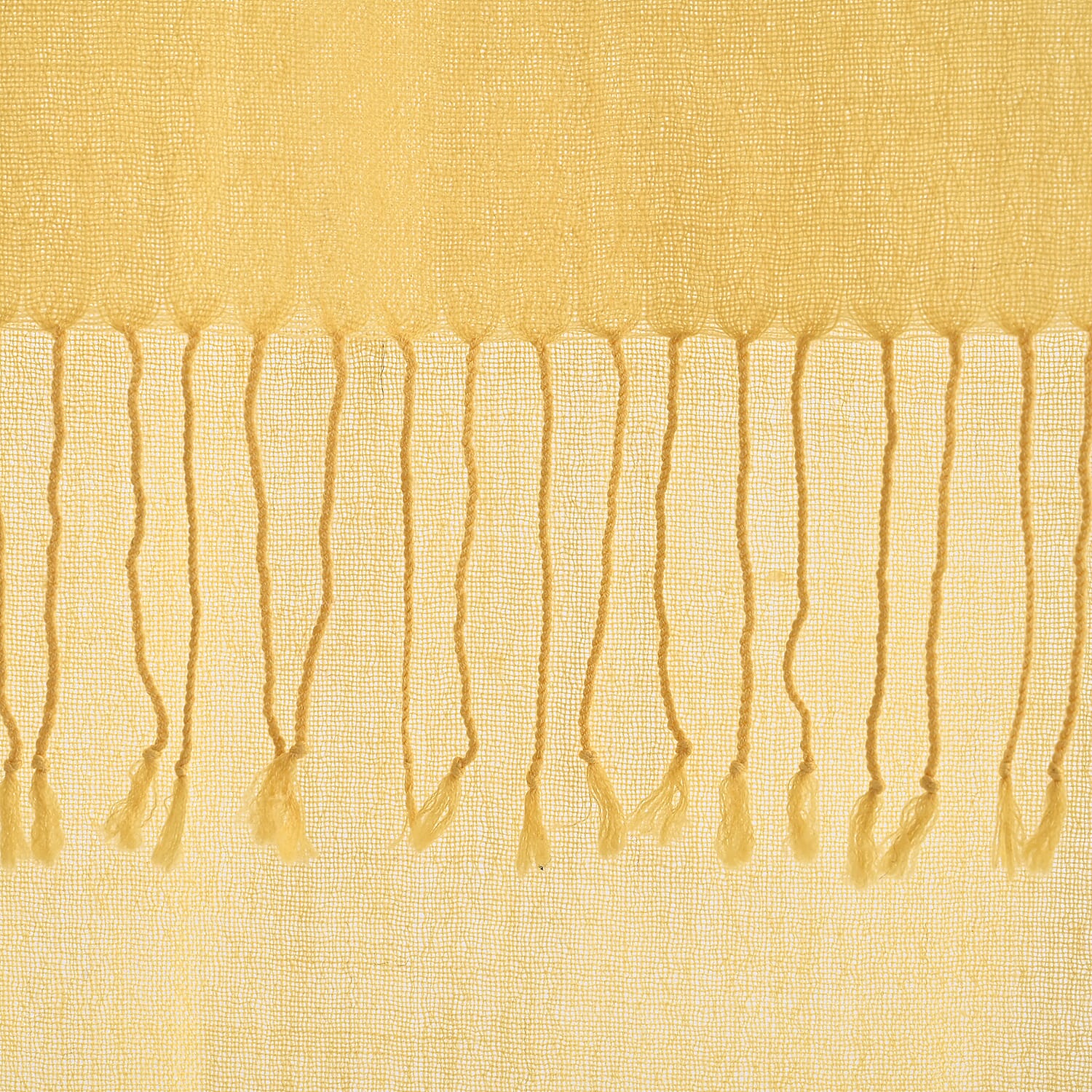 La Marey Merino Wool Scarf (170 x 65 cm) - Yellow