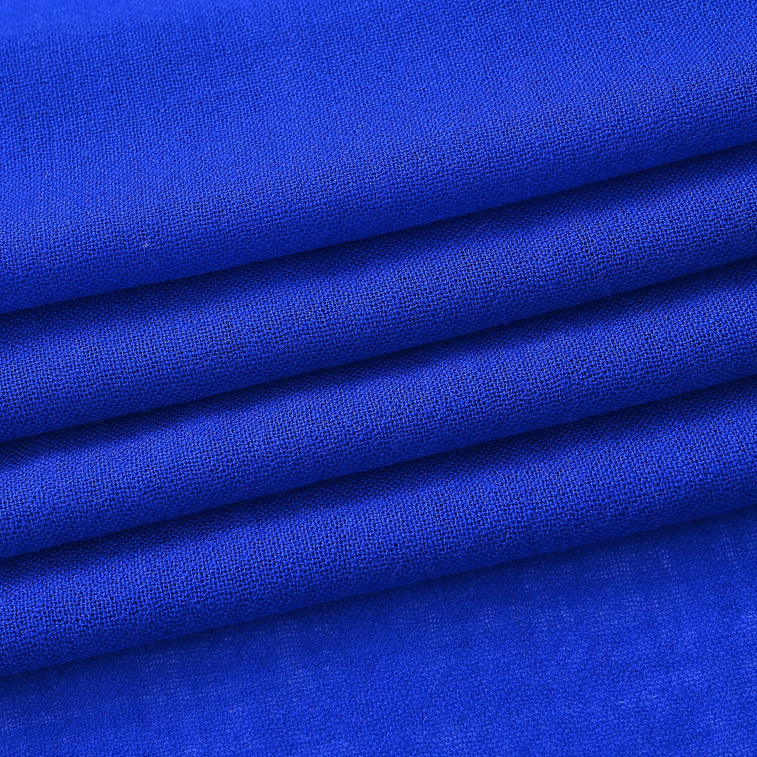 La Marey Merino Wool Scarf (170 x 65 cm) - Blue