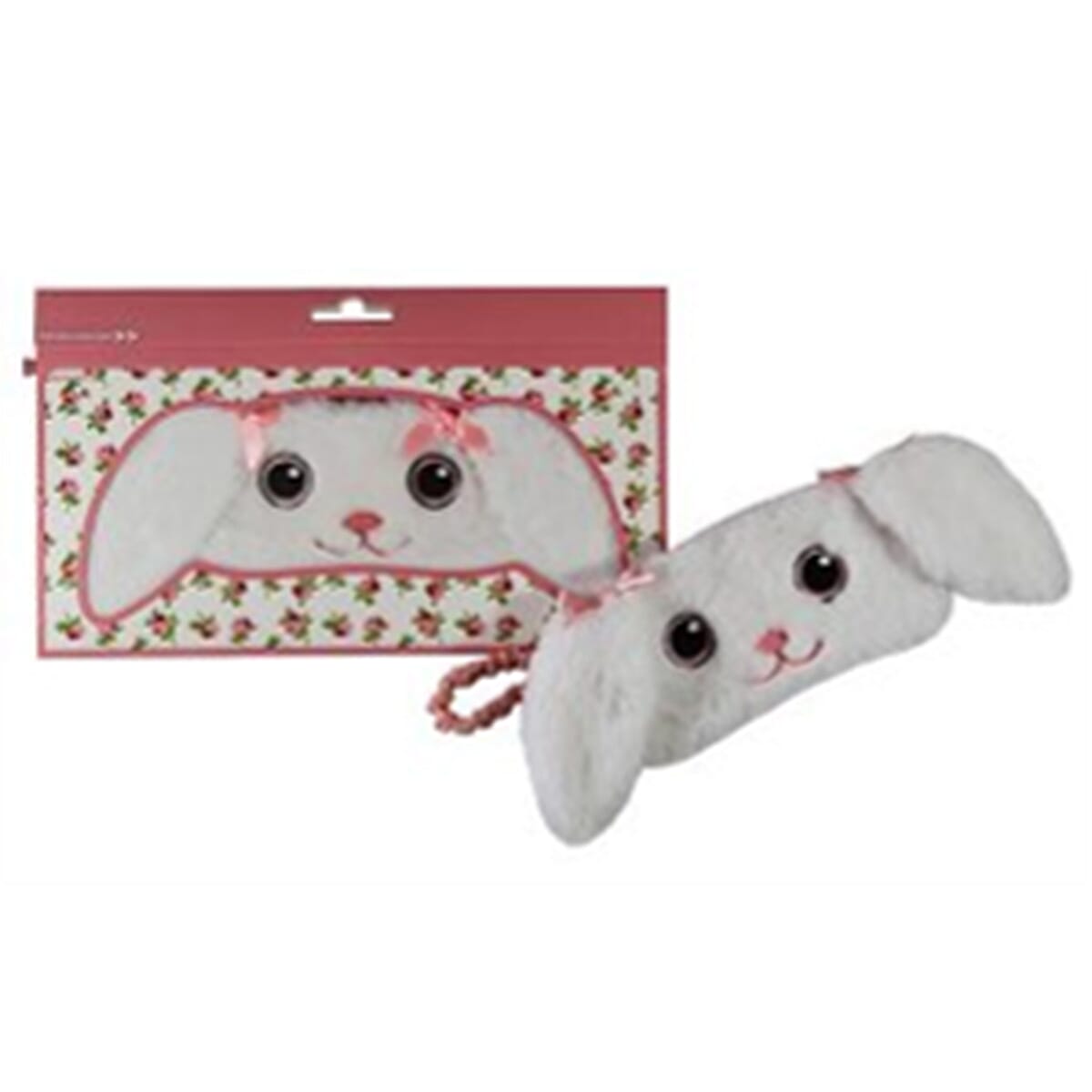 Set of 4 Animal Eye Masks - Brown Labrador, Ragdoll Cat, Snowdrop Bunny & Lavender Bunny