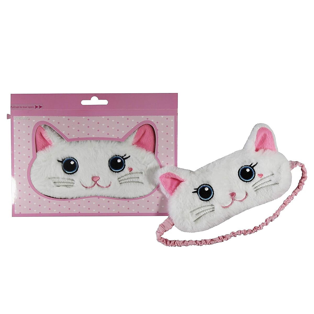 Set of 4 Animal Eye Masks - Ragdoll Cat, Snowdrop Bunny, Lavender Bunny & Kitty Sleeping Mask