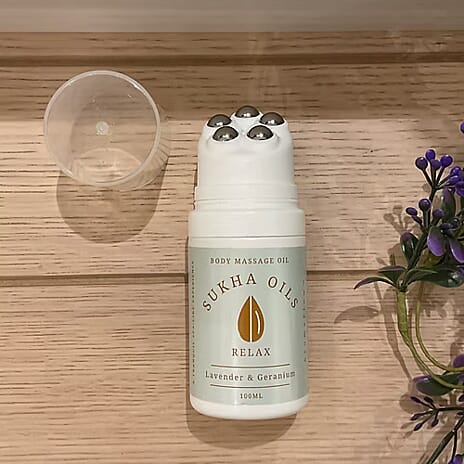 Sukha Aromaflow Relax Body Massage Oil - 100ml