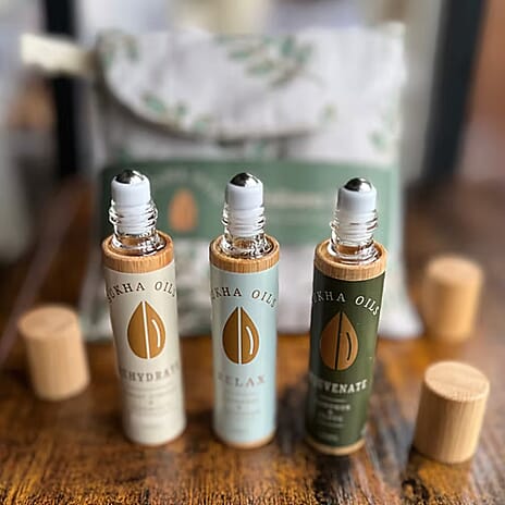 Beauty Morniung Deal-Sukha Wellness Pouch in Leaf Design