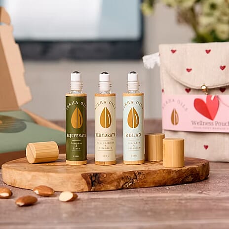 Sukha Wellness Pouch in Heart Design