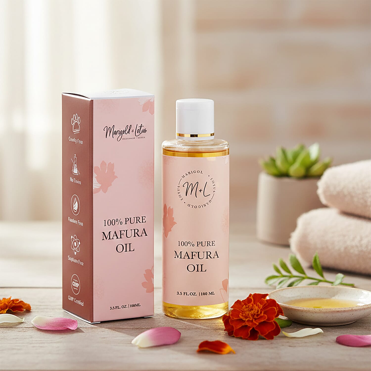 Marigold & Lotus - 100% Pure Mafura Oil - 100 ML
