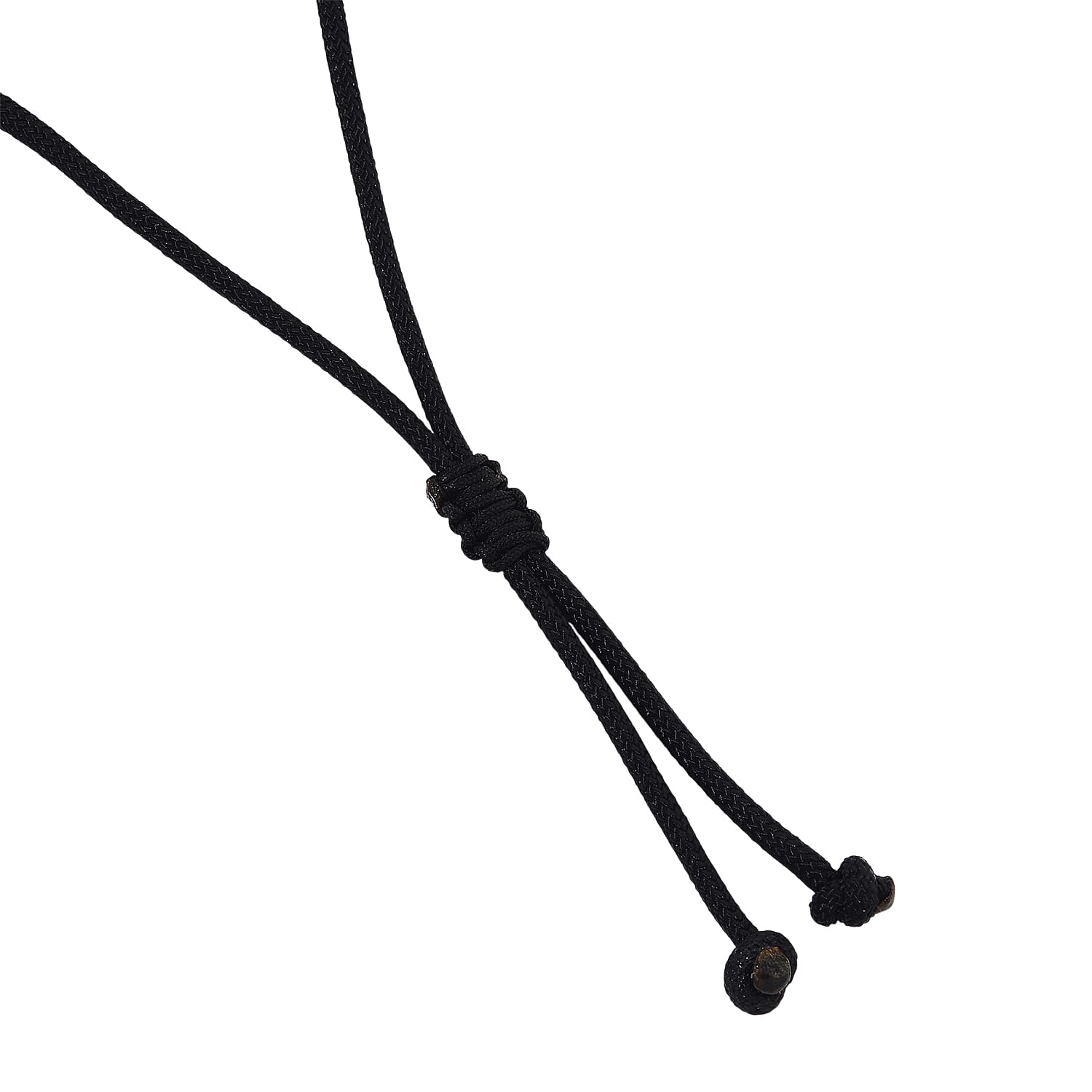 Natural Type A Jadeite Adjustable Violin Necklace with Black Cord (Size 30) 130.00 Ct.