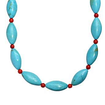 https://tjcuk.sirv.com/Products/82/4/8241877/EverTrue-Dyed-Blue-Magnesite-Coral-Necklace-Size-18-2-Ext-375-00-Ct_8241877.jpg?w=342&h=342