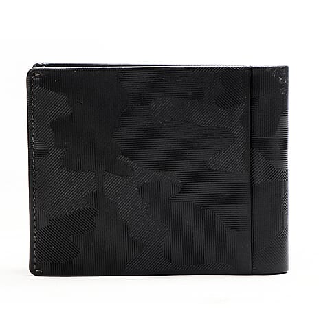 IW Special Leather Wallet - Black Camouflage