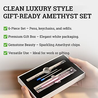 https://tjcuk.sirv.com/Products/82/4/8242164/LIVMORE-Luxury-Set-of-2-Amethyst-Filled-Pens-With-Refills-and-2-Amethy_8242164_1.jpg?w=342&h=342