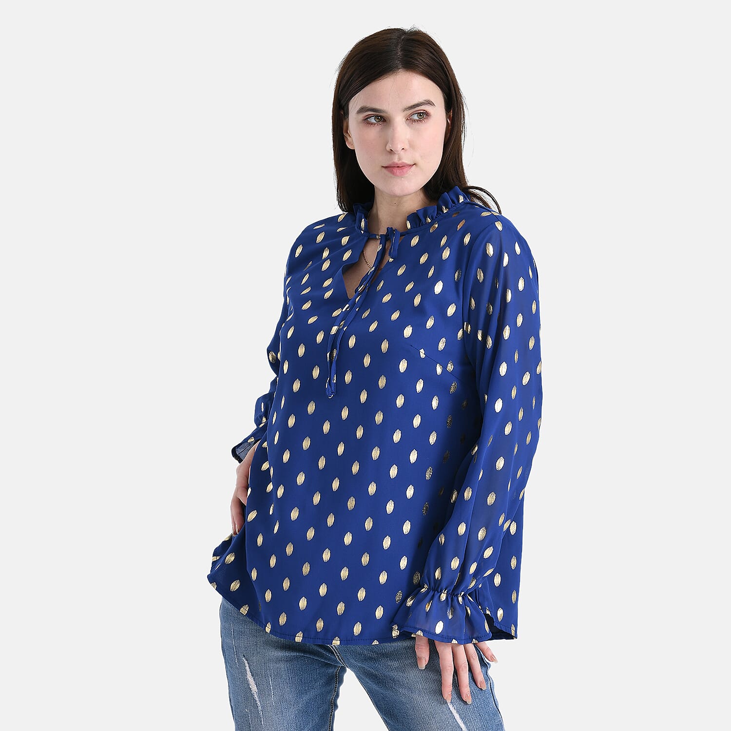 La Marey Leopard Blouse 