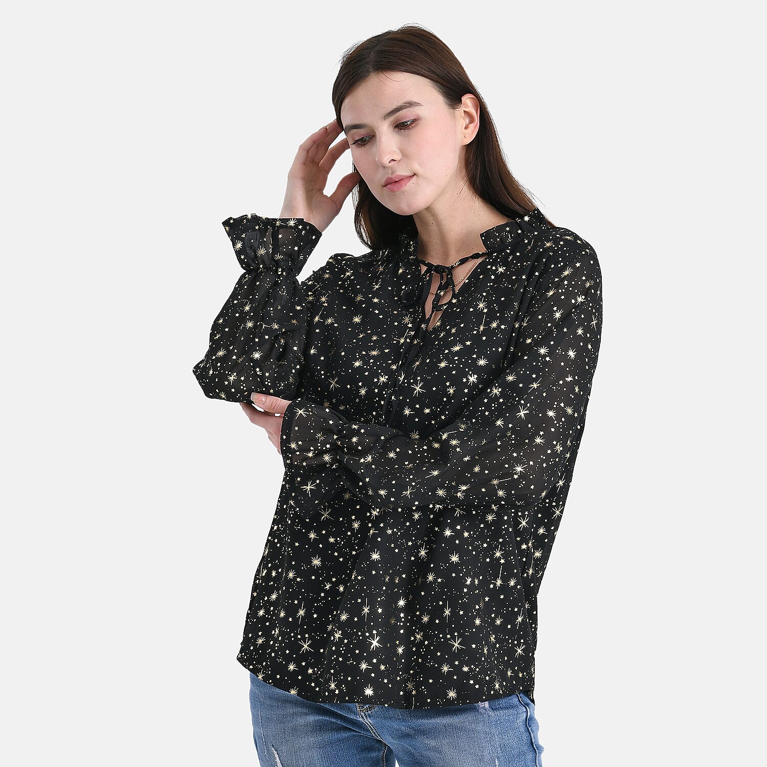 La Marey Leopard Blouse 