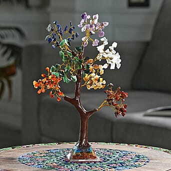 https://tjcuk.sirv.com/Products/82/4/8242322/LIVMORE-Seven-Chakra-Gemstone-Tree-with-Orgone-Base-23-cm-Multicolour_8242322_1.jpg?w=342&h=342