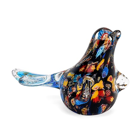 LIVMORE Sea Lion Glass Ornaments (9 x 8.7 x 6.5 cm) - Multicolour