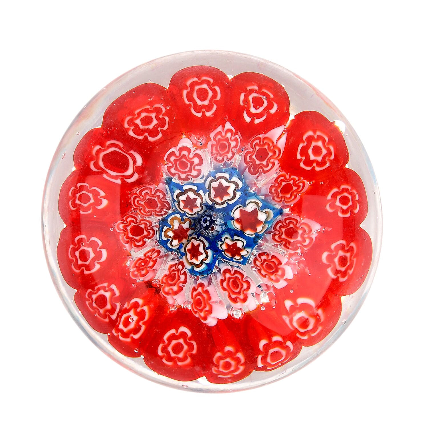 LIVMORE Mushroom Glass Ornaments (9 x 6 x 6 cm) - Multicolour