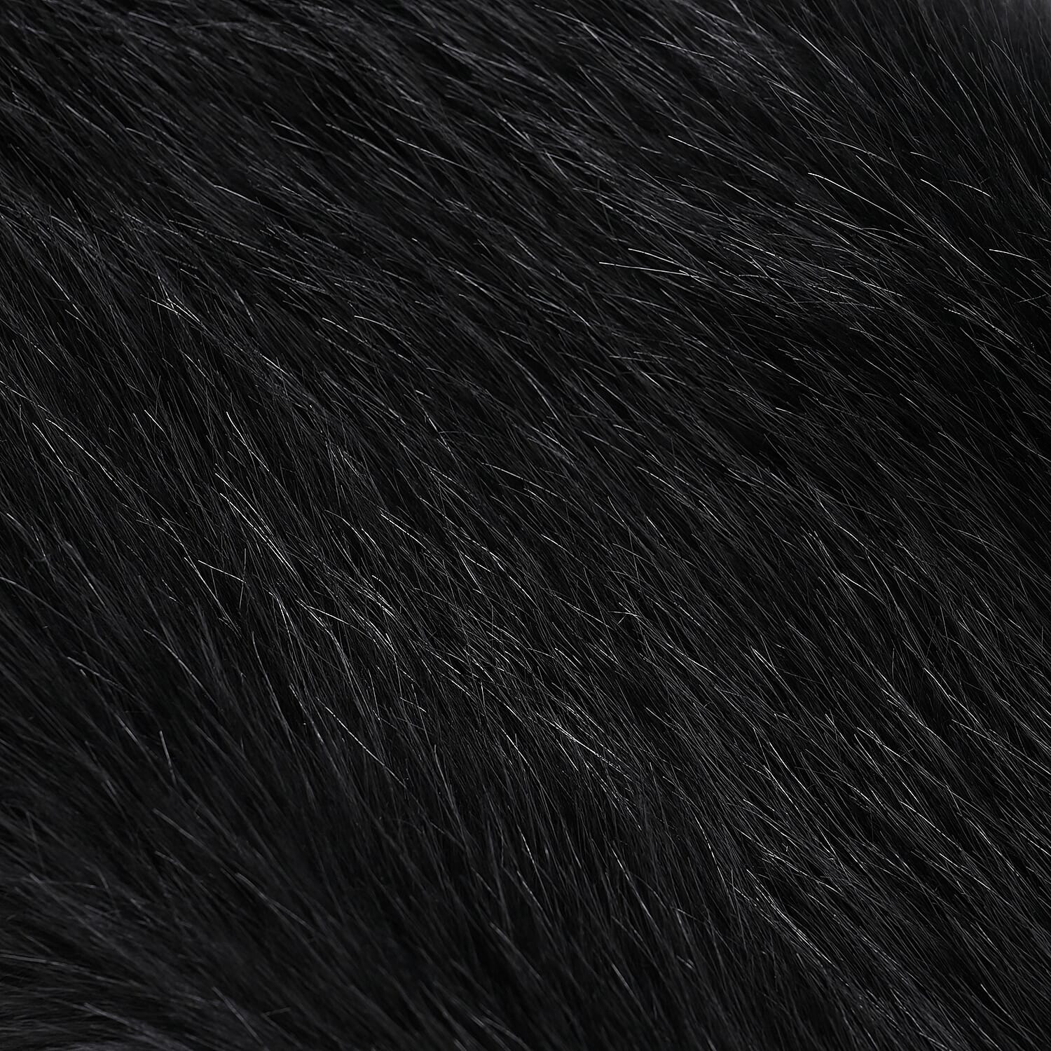 Styled By Faux fur Scarf (One Size) - Black