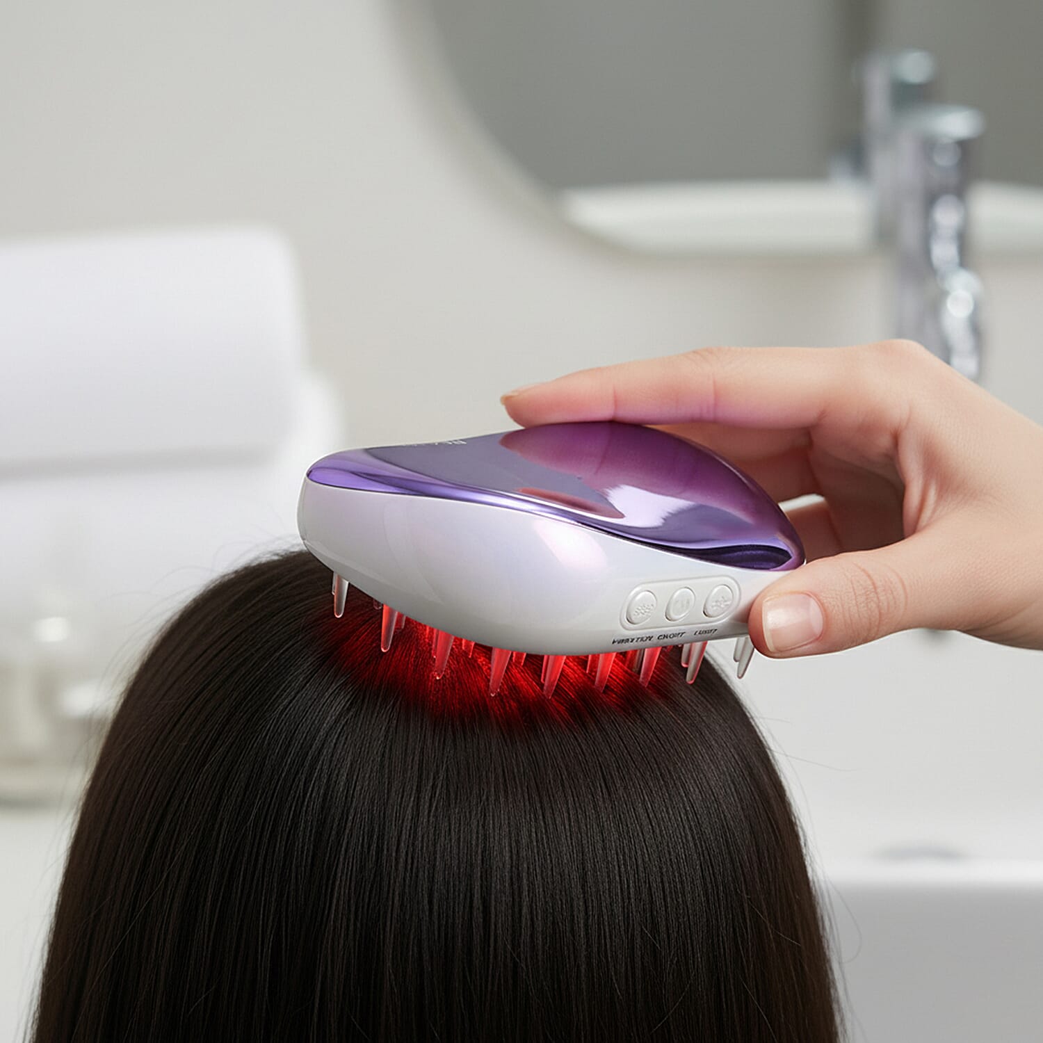 Beautech Red & Blue Light Therapy Hair Comb for Hair Growth & Scalp Care