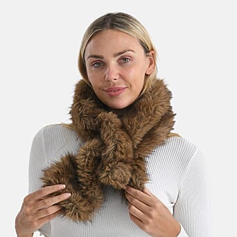 https://tjcuk.sirv.com/Products/82/4/8243608/Styled-By-Patterned-Scarf-Size-One-Size-Dark-Brown-White_8243608_3.jpg?w=342&h=342