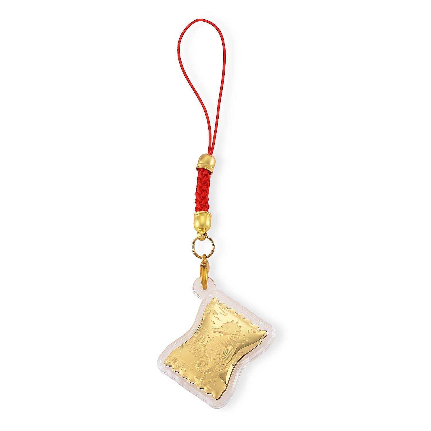 24K Yellow Gold (99.9% Purity) Gold Seahorse Collectible