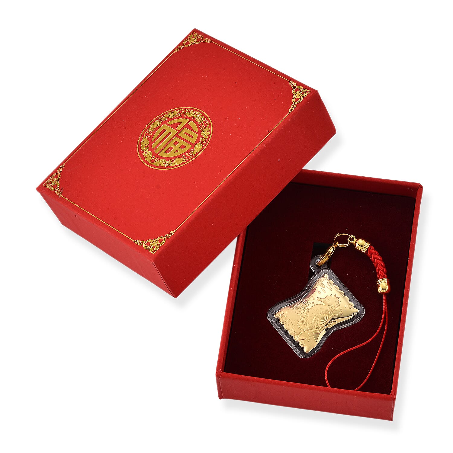 24K Yellow Gold (99.9% Purity) Gold Seahorse Collectible