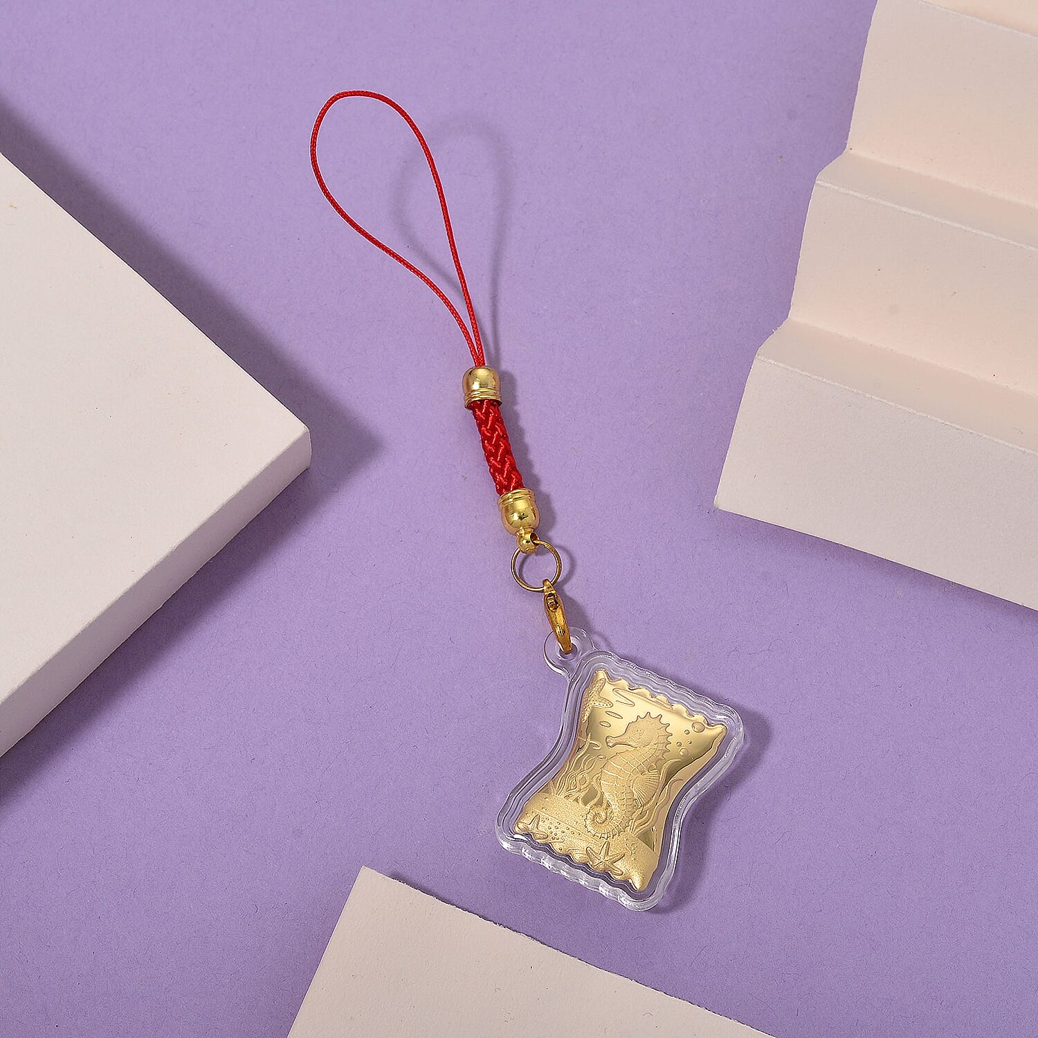 24K Yellow Gold Seahorse Collectible
