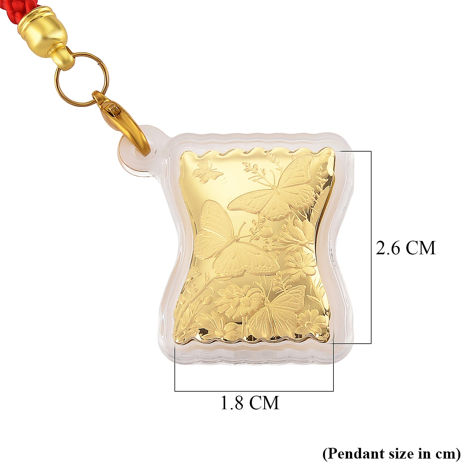 24K Yellow Gold (99.9% Purity)  Butterfly Collectible