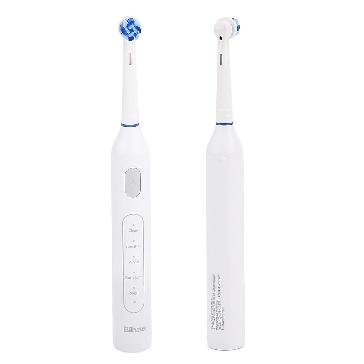Bitvae- Electric Toothbrush with 60-Day Battery Life | 5 Modes, USB Charging & 8 Dupont Brush Heads (IPX7)