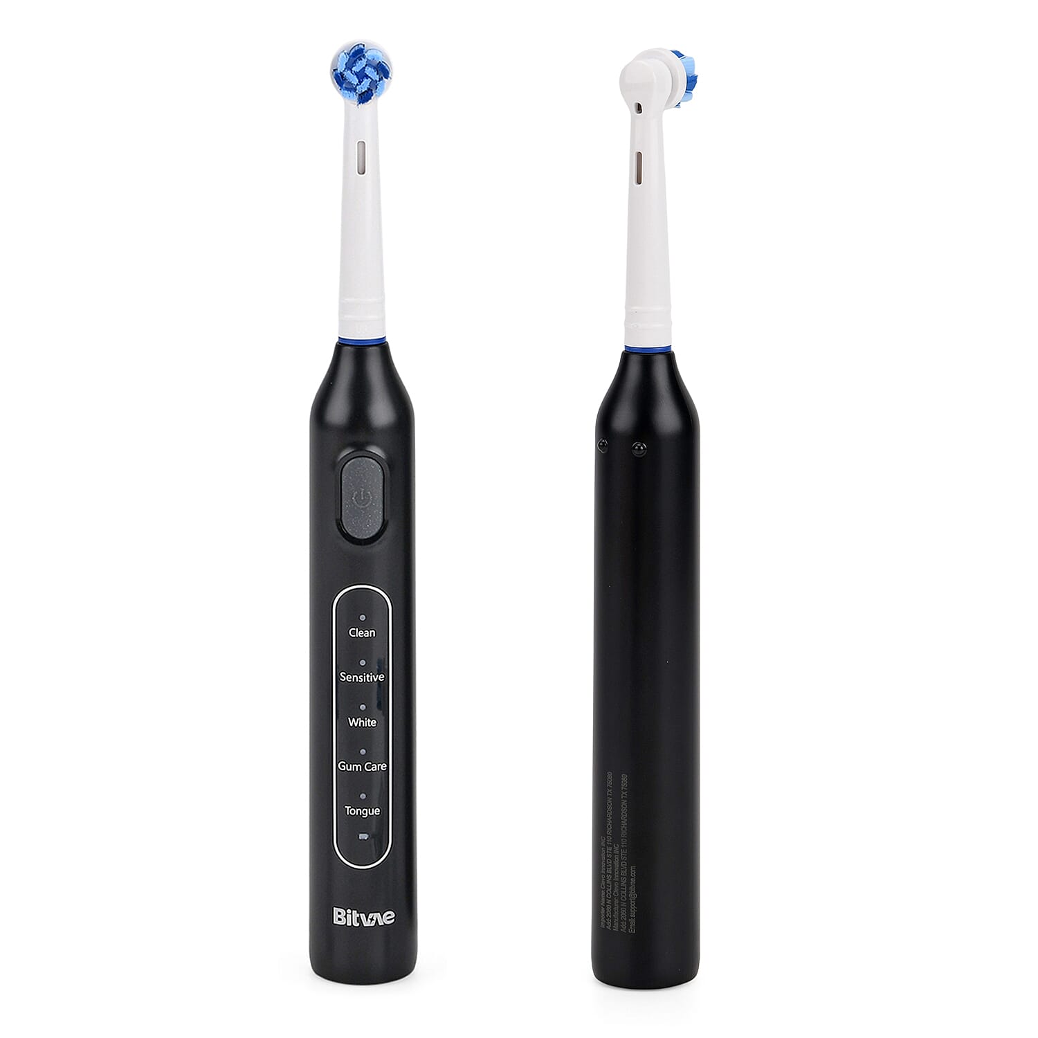 Bitvae- Sonic Electric Toothbrush with 60-Day Battery Life | 5 Modes, USB Charging & 8 Dupont Brush Heads (IPX7)