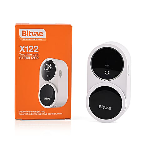 LED Smart Screen Toothbrush Sanitizer & Dryer | 30-Day Battery (1800mAh) & Automatic 3H Cleaning Cycle