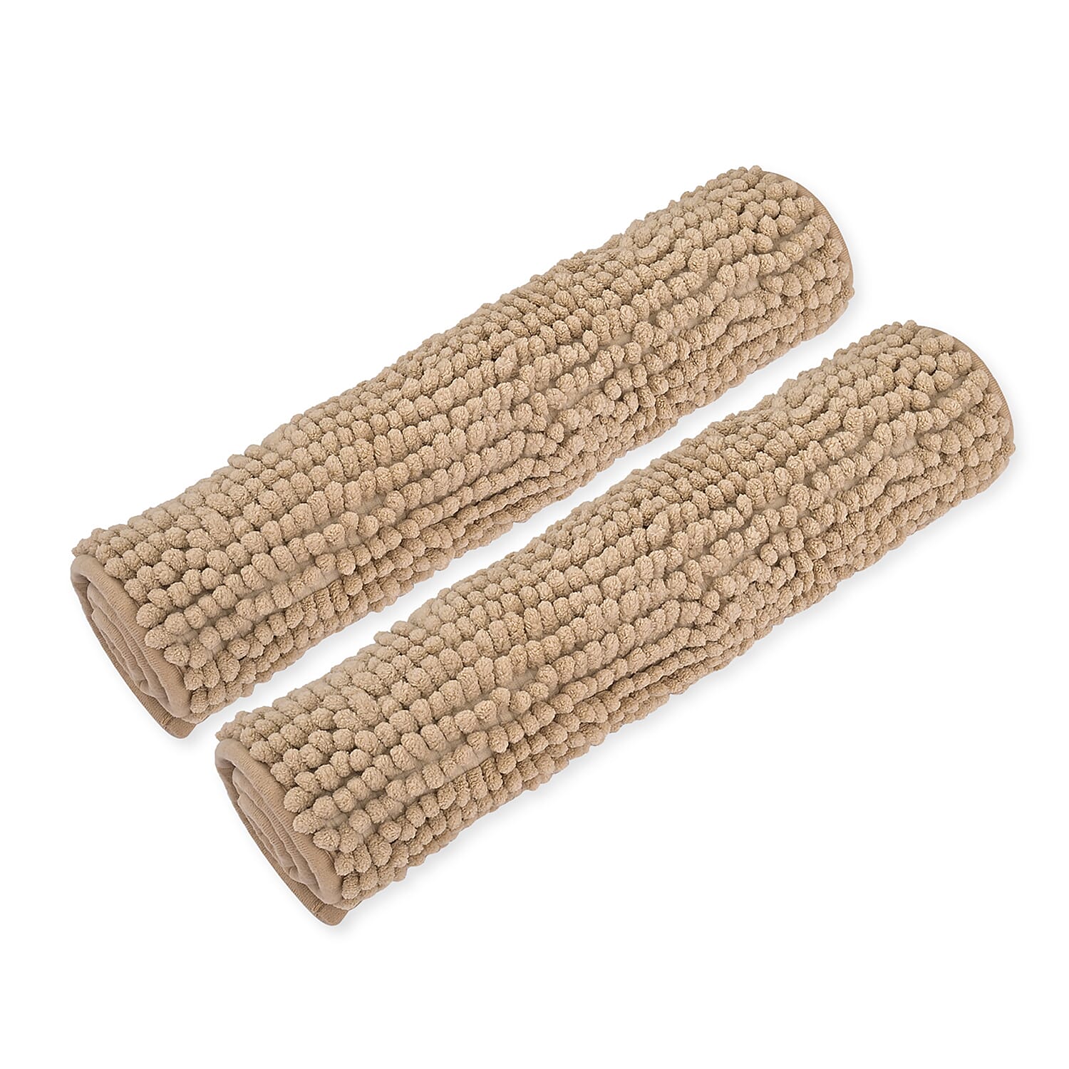 Set of 2 Super Soft Chenille Bath Mats (40 x 60 cm)