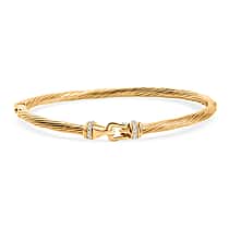 Designer Inspired - White Zircon Full Bangle