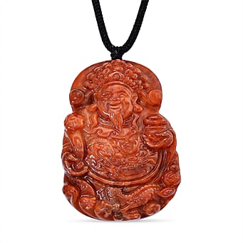 https://tjcuk.sirv.com/Products/82/4/8244184/Red-Jade-Stone-Bhudda-Necklace-with-Black-Cord-Size-30-Adjustable-220-_8244184.jpg?w=342&h=342