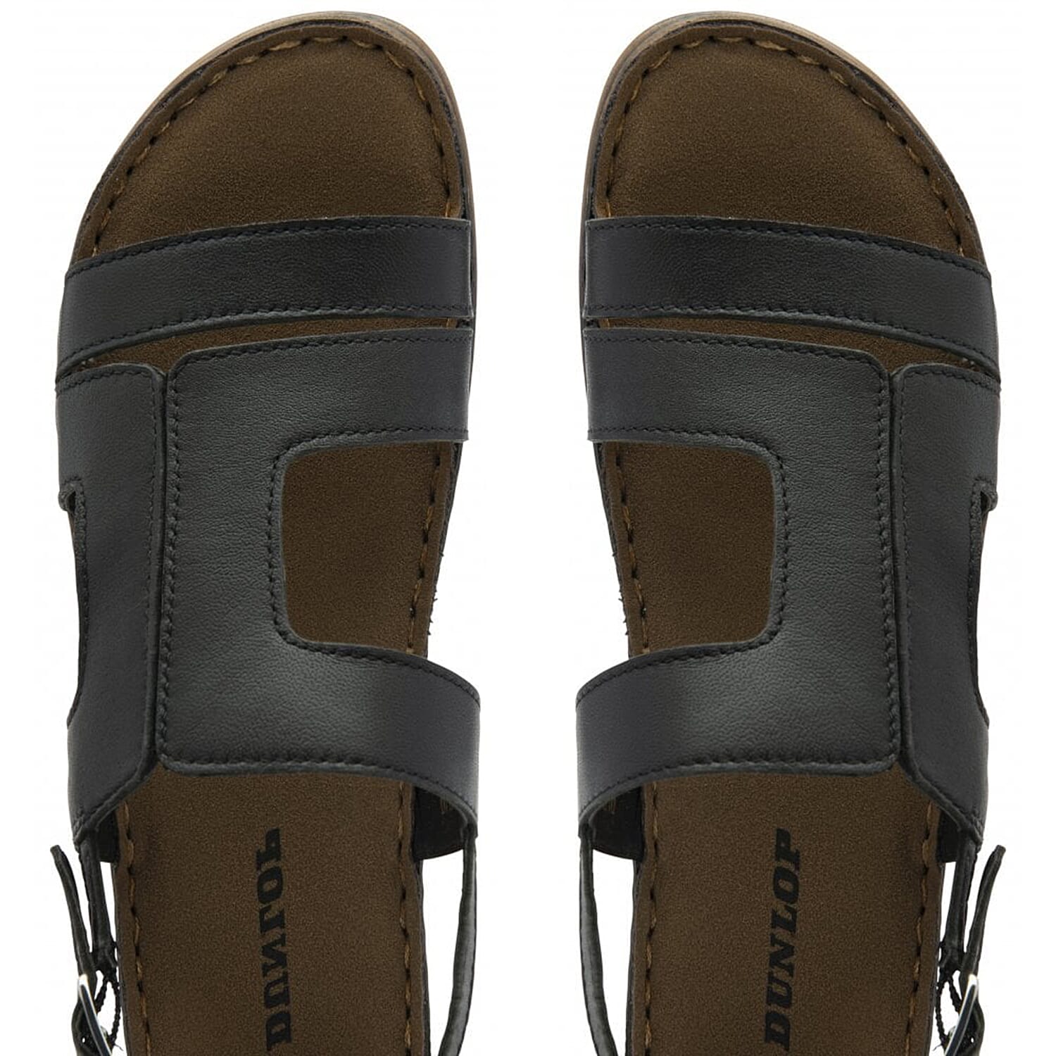 Dunlop Women's Blair Leather Wedge Open-Toe Sandal