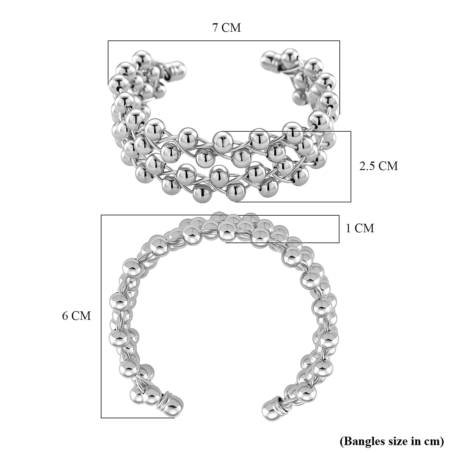 Designer Inpisred- Cuff Bangle (Size - 7)