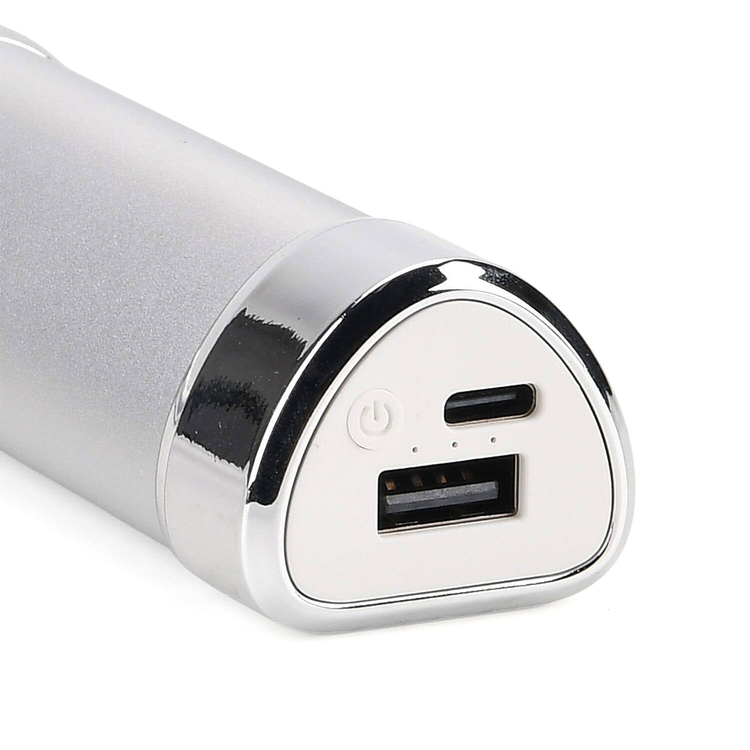 LIVMORE 2-in-1 Magnetic Hand Warmer & 8000mAh Power Bank - Silver