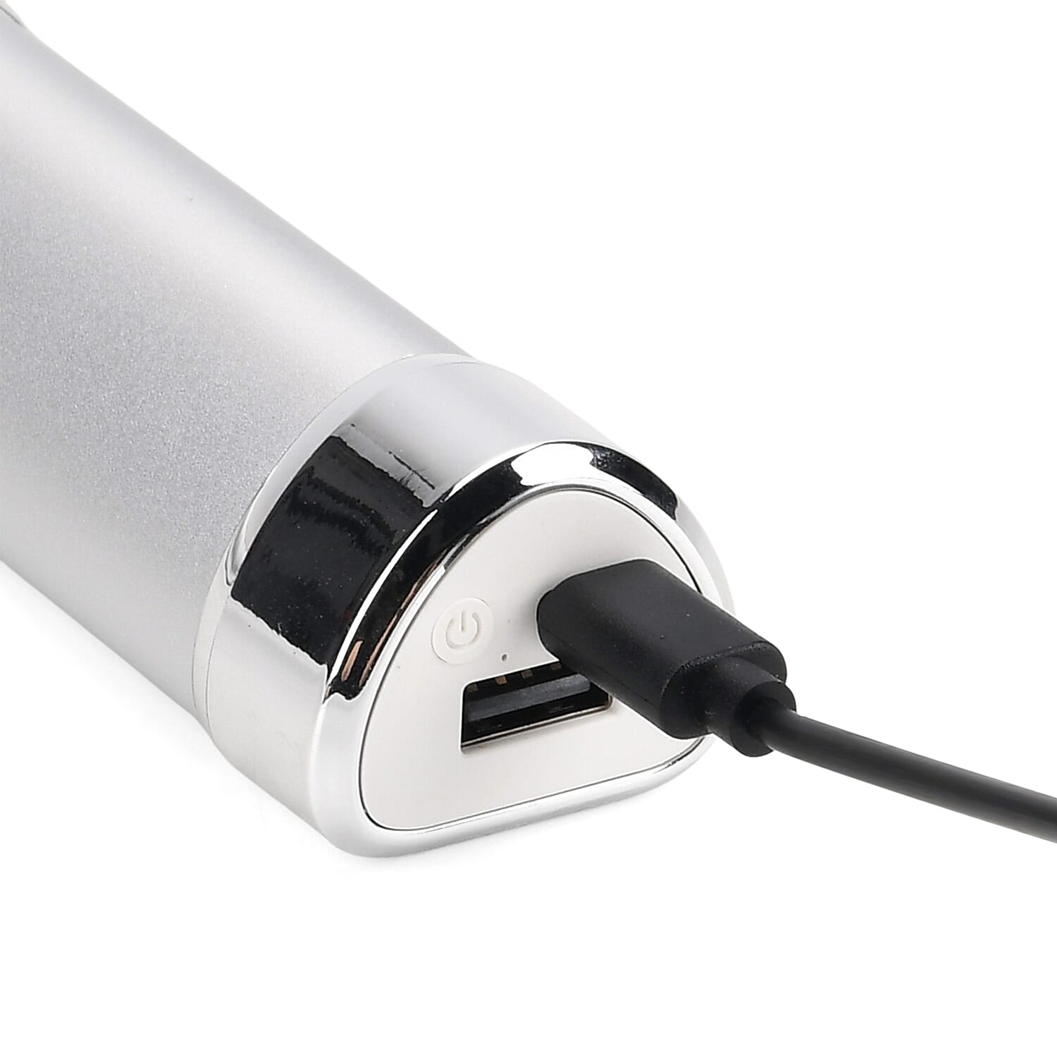 LIVMORE 2-in-1 Magnetic Hand Warmer & 8000mAh Power Bank - Silver