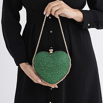 https://tjcuk.sirv.com/Products/82/4/8244532/Sheeny-Heart-Shaped-Crystal-Clutch-Bag-Green_8244532_3.jpg?w=342&h=342