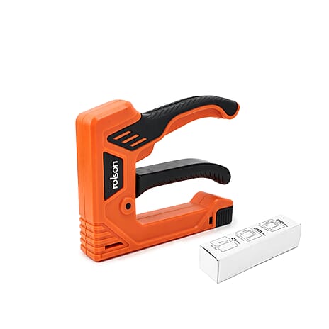 Rolson 3-Way Tacker, Staple and Nail Tool - Orange
