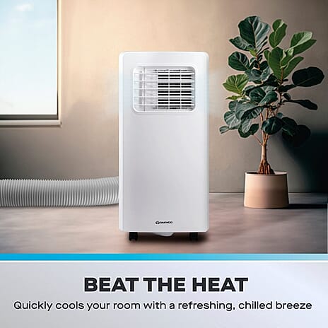 3-in-1 Portable Air Conditioner with Fan - Dehumidifier, 7000 BTU