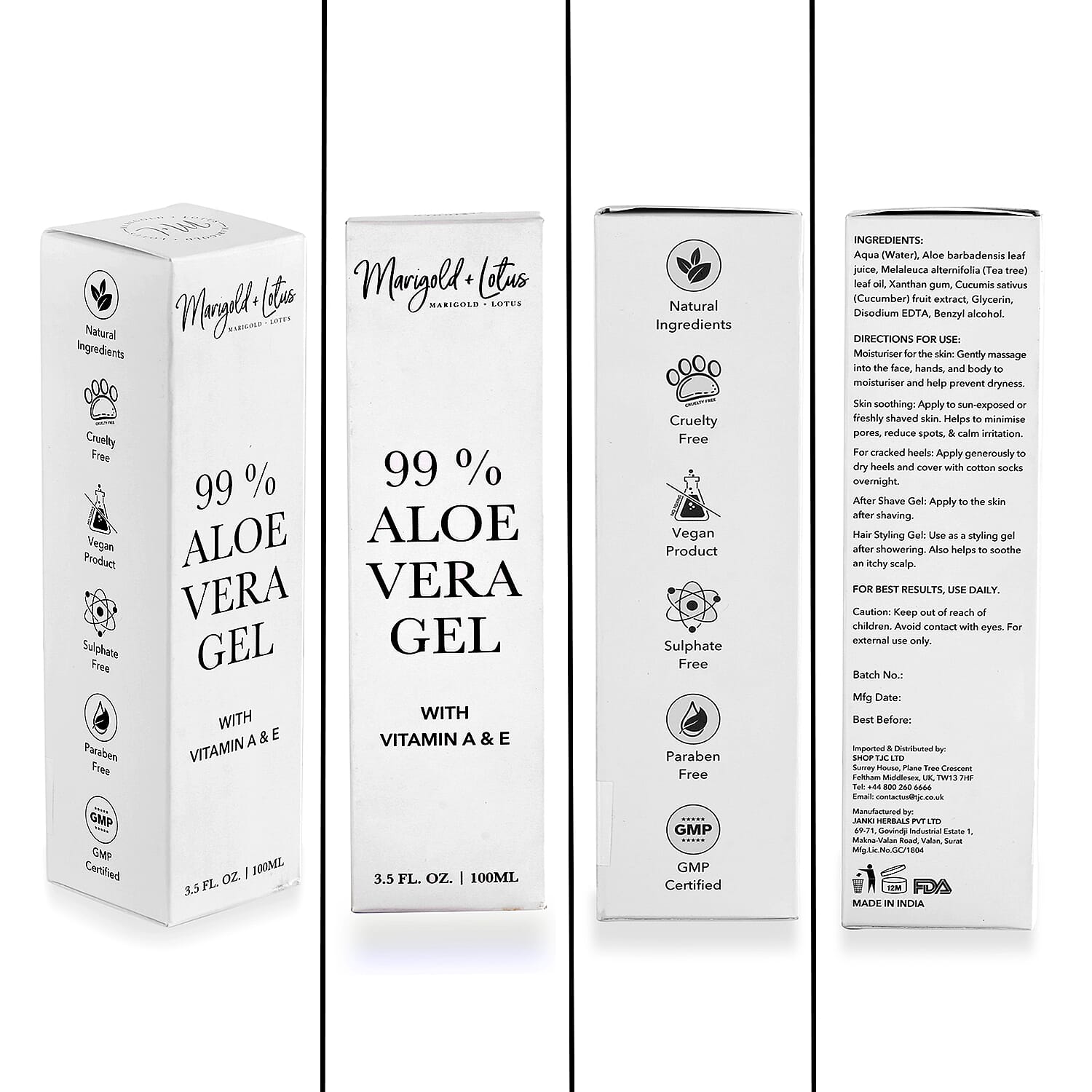 Organic Aloevera Gel - 100gms