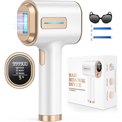 IPL Laser Hair Removal Device with 999,900 Flashes and 2 Year Warranty