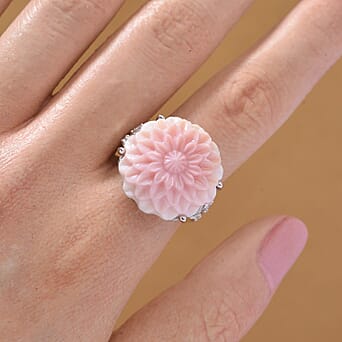 https://tjcuk.sirv.com/Products/82/4/8245042/D-Joy-Pink-Conch-Shell-White-Zircon-Fancy-Ring-in-Rhodium-OverlaySterl_8245042_1.jpg?w=342&h=342