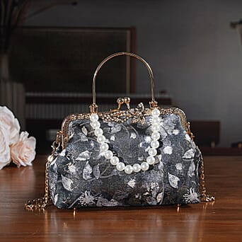 https://tjcuk.sirv.com/Products/82/4/8245083/Elegant-Embroidery-Crystal-Clutch-Bag-with-Pearl-Handle-Black-White_8245083_1.jpg?w=342&h=342