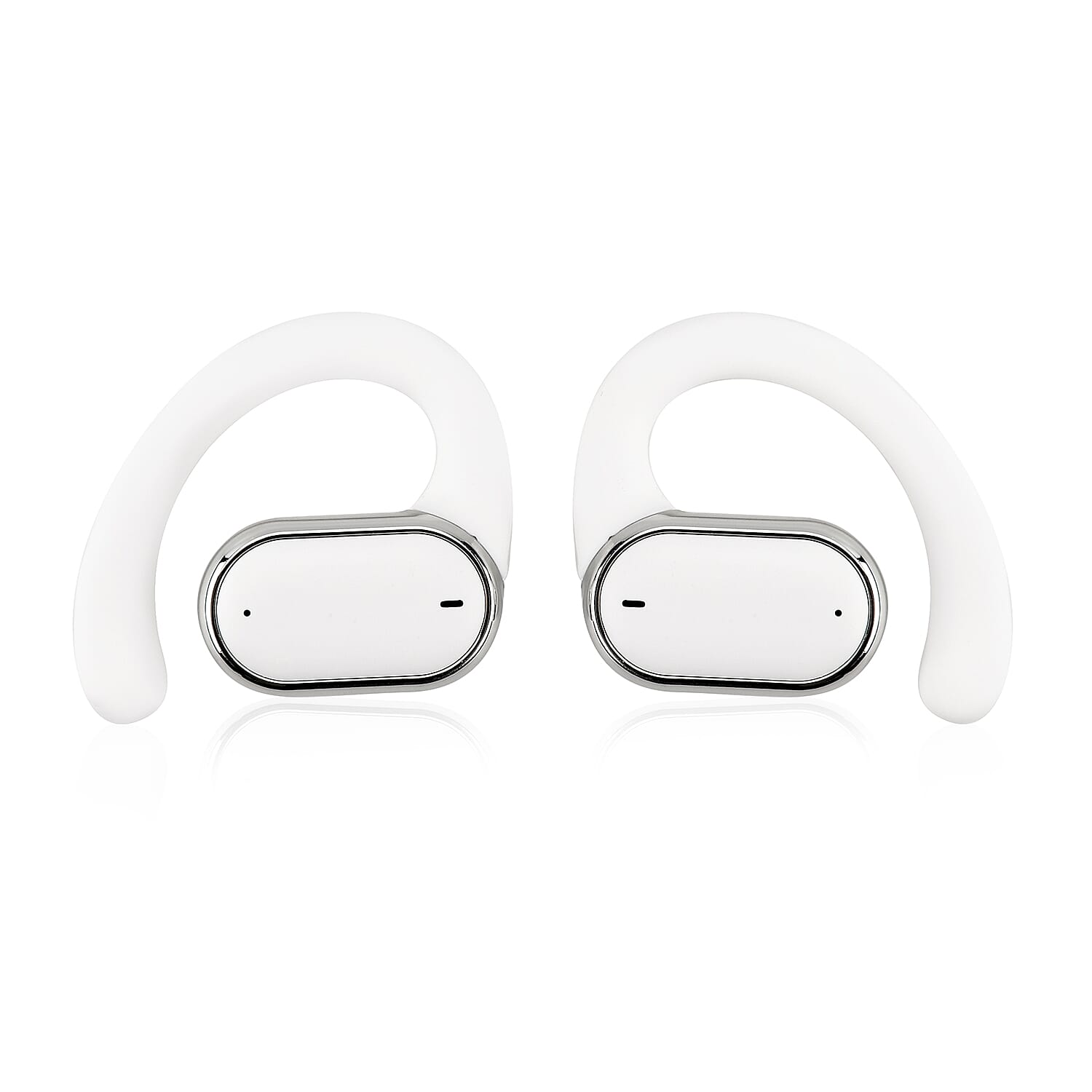 AEMAi-PRO14 Bluetooth Earbuds (BT5.4) with LED Display, 5-6 Hour Talk Time - Type-C Charging - White