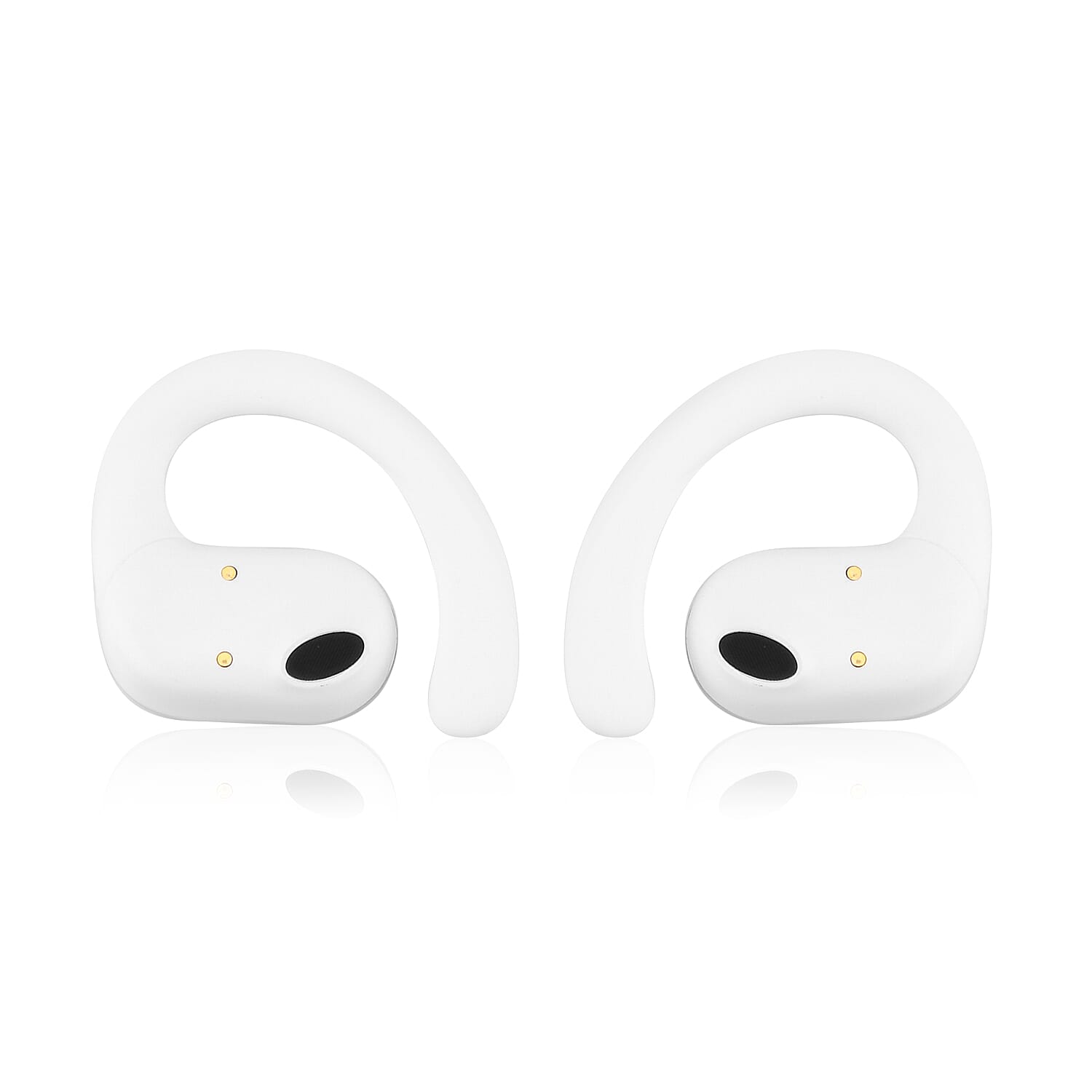 AEMAi-PRO14 Bluetooth Earbuds (BT5.4) with LED Display, 5-6 Hour Talk Time - Type-C Charging - White